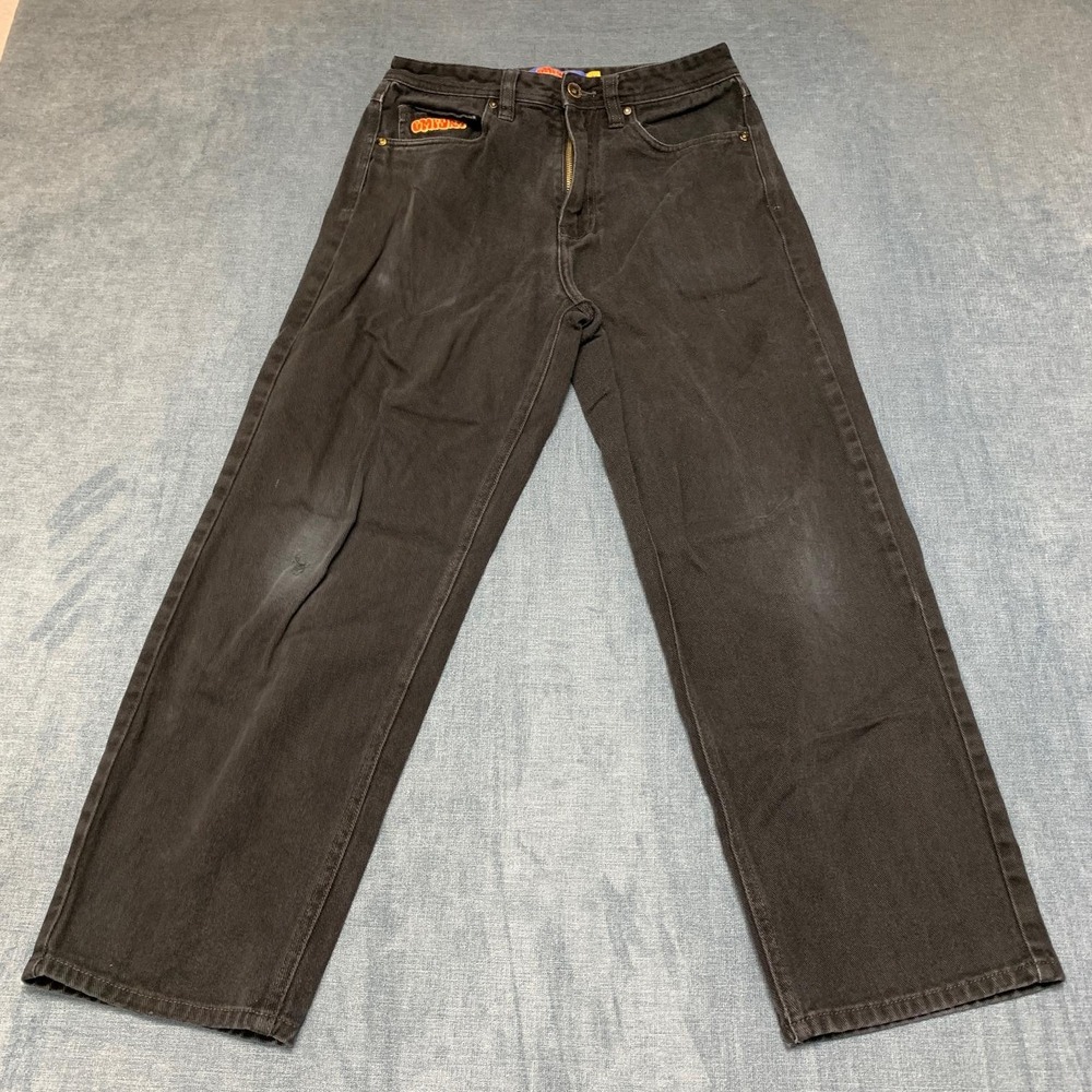 Empyre Baggy Jeans Women 28 29x26 Black Denim All Day Comfort High Rise Straight
